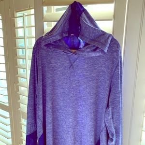 Heather- Blue/ indigo-ish hoodie activewear